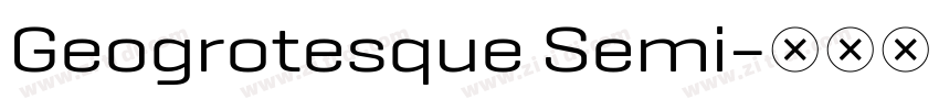 Geogrotesque Semi字体转换